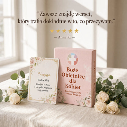 Boże Obietnice dla Kobiet, Inspirujące Karty z Boskimi Błogosławieństwami