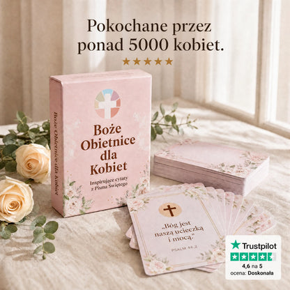 Boże Obietnice dla Kobiet, Inspirujące Karty z Boskimi Błogosławieństwami