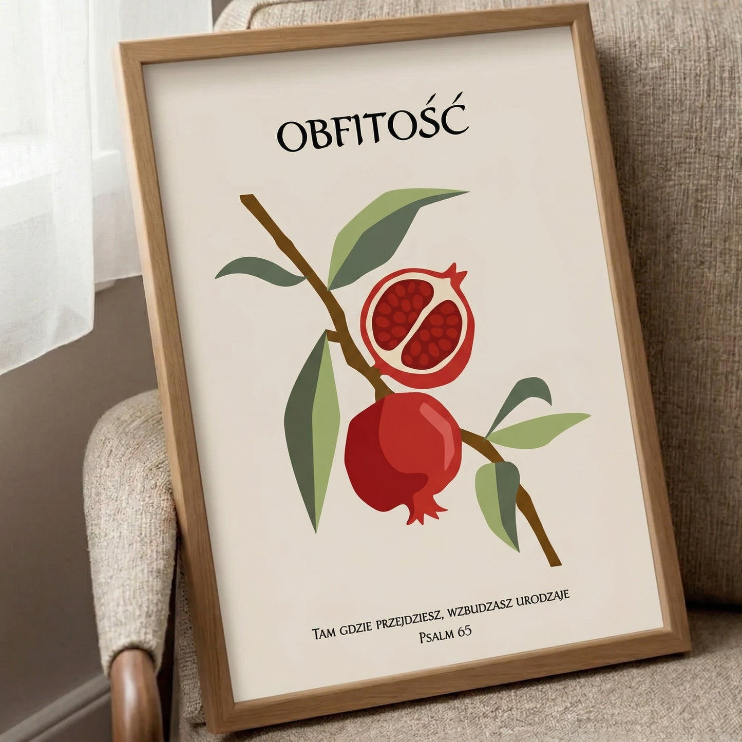 Plakat "Obfitość — Psalm 65"